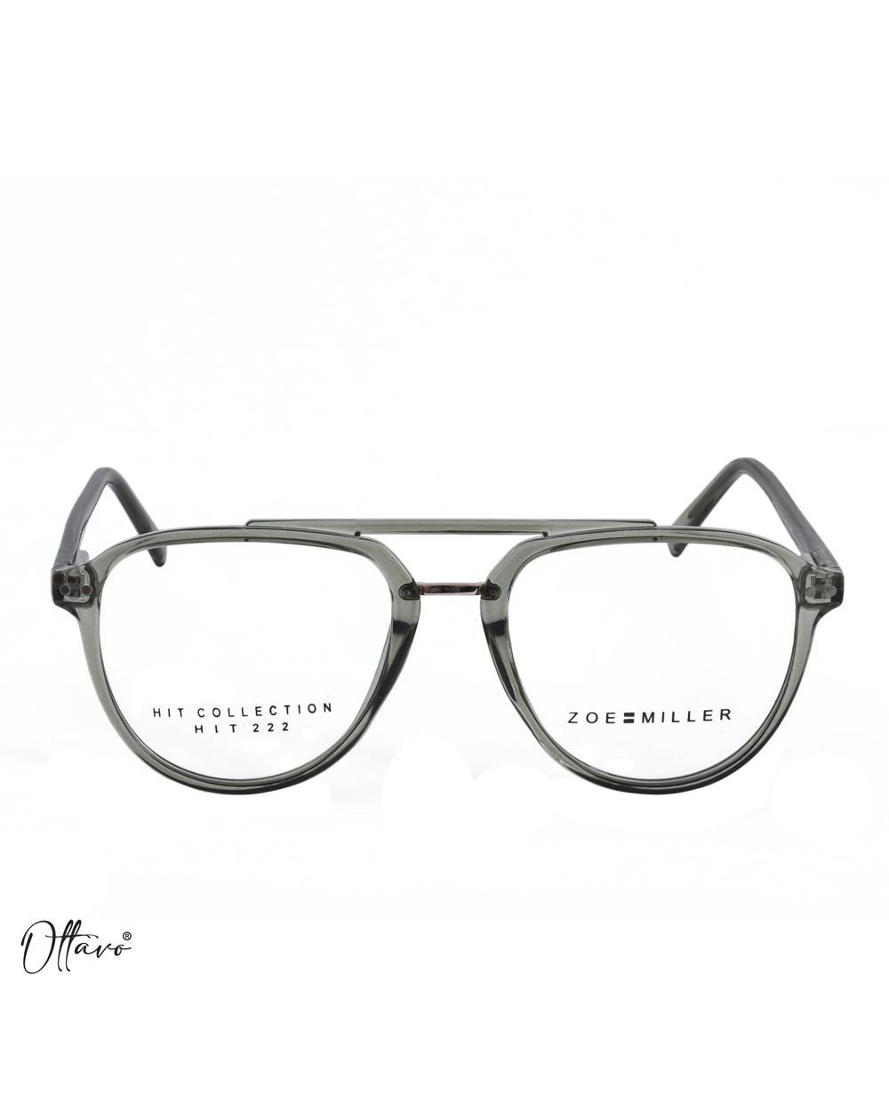 Zoe Miller-zero-power-blue-block-computer-glasses-anti-glare-lightweight-blocks-harmful-rays-100-uv-protected-for-men-and-women_ZM222_Green