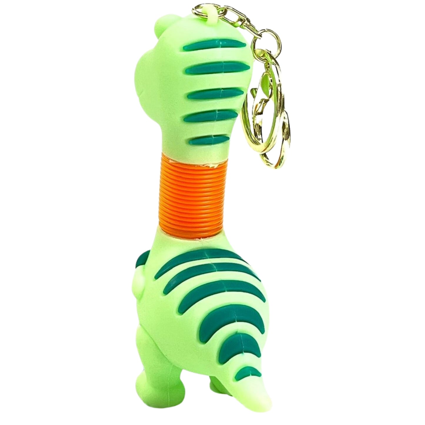 OTTAVO Expandable Neck Keychain |cartoon pull-out keychain| Super creative Cartoon toy, long neck Anime car keychain. (Lemon Green(Neck colour may Vary)