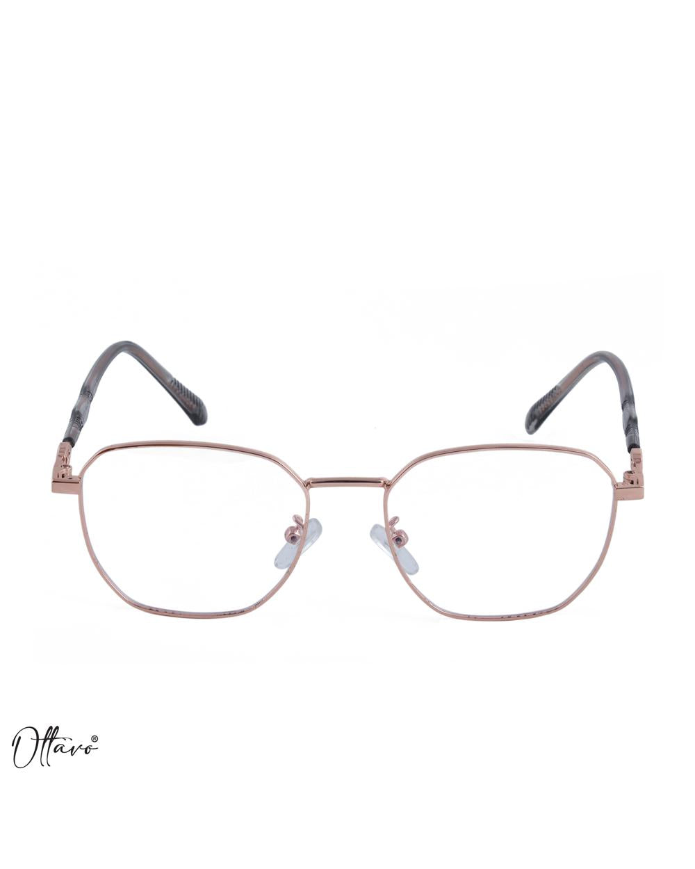 Ottavo-zero-power-blue-block-computer-glasses-anti-glare-lightweight-blocks-harmful-rays-100-uv-protected-for-men-and-women_29259_Rosegold
