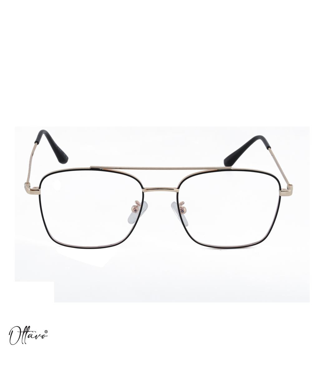 Ottavo-zero-power-blue-block-computer-glasses-anti-glare-lightweight-blocks-harmful-rays-100-uv-protected-for-men-and-women_57010_Goldblack