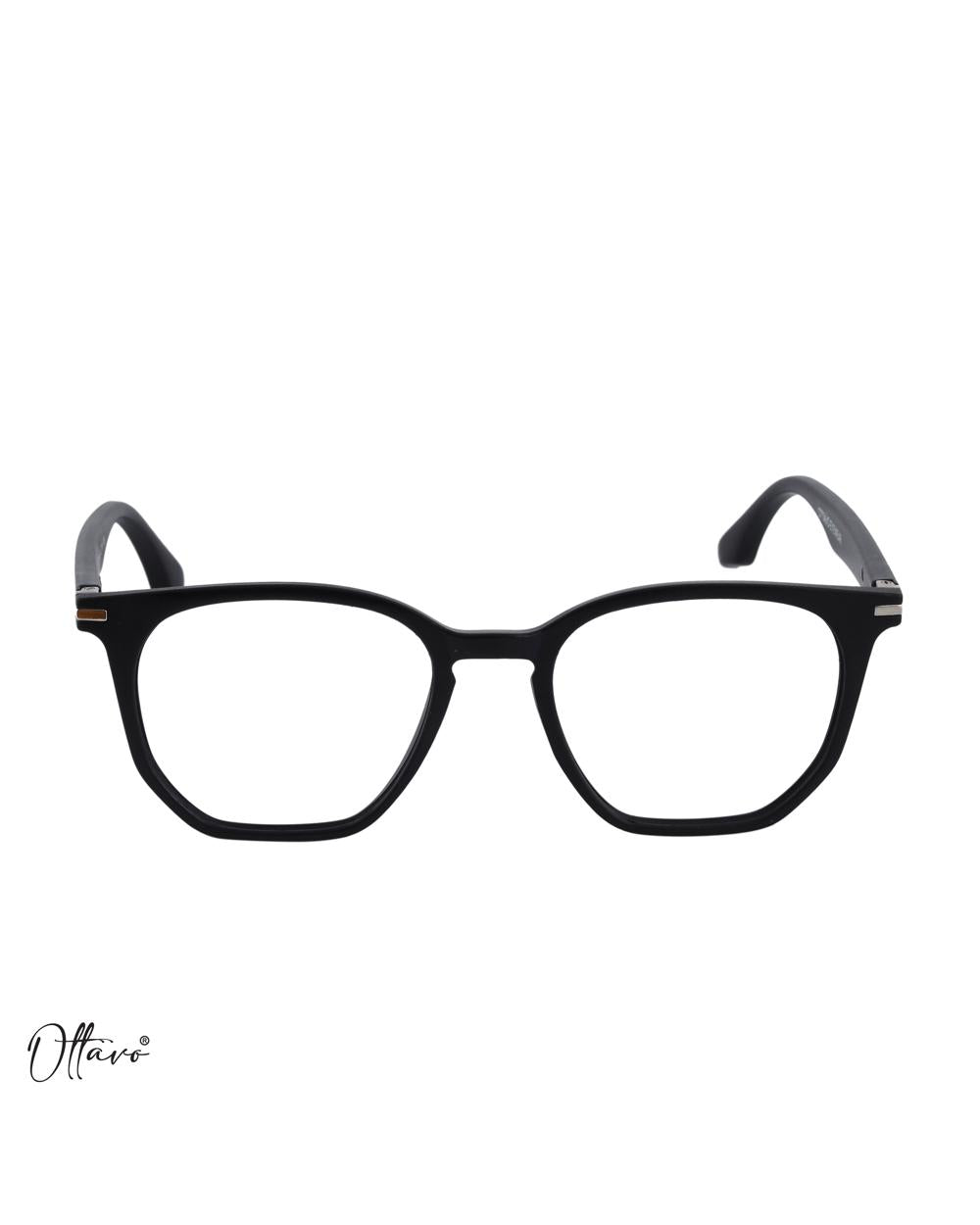 Ottavo-zero-power-blue-block-computer-glasses-anti-glare-lightweight-blocks-harmful-rays-100-uv-protected-for-men-and-women_7105_Black