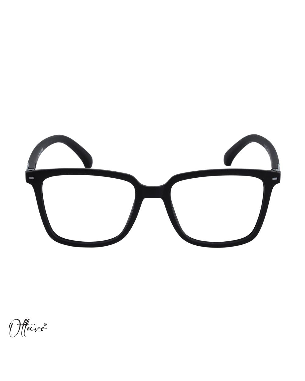 Ottavo-zero-power-blue-block-computer-glasses-anti-glare-lightweight-blocks-harmful-rays-100-uv-protected-for-men-and-women_6106_Black