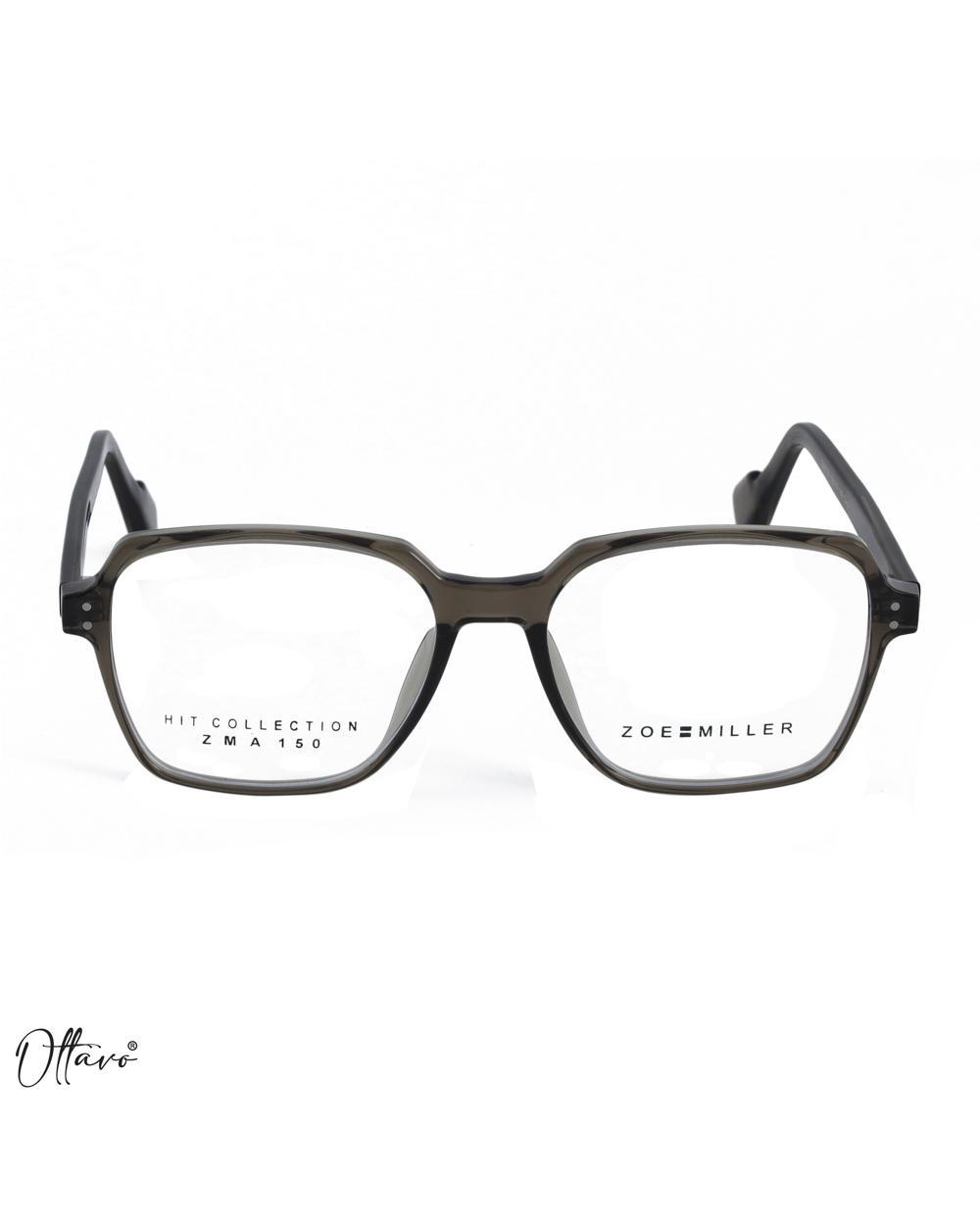 Zoe Miller-zero-power-blue-block-computer-glasses-anti-glare-lightweight-blocks-harmful-rays-100-uv-protected-for-men-and-women_ZMA150_Darkgrey