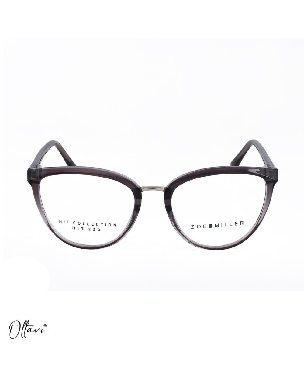 Zoe Miller-zero-power-blue-block-computer-glasses-anti-glare-lightweight-blocks-harmful-rays-100-uv-protected-for-men-and-women_ZMA223_Gray
