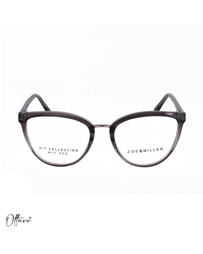 Zoe Miller-zero-power-blue-block-computer-glasses-anti-glare-lightweight-blocks-harmful-rays-100-uv-protected-for-men-and-women_ZMA223_Gray