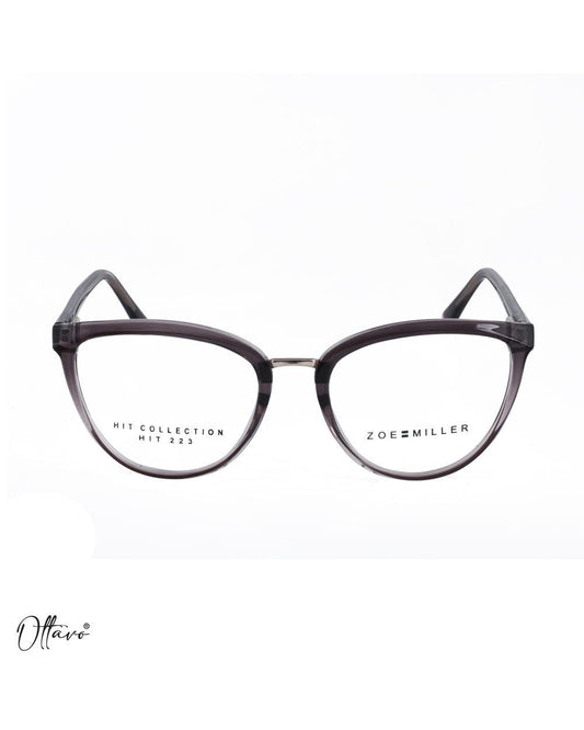 Zoe Miller-zero-power-blue-block-computer-glasses-anti-glare-lightweight-blocks-harmful-rays-100-uv-protected-for-men-and-women_ZMA223_Gray