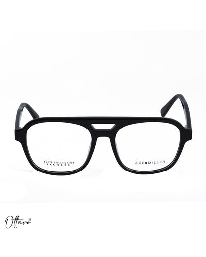 Zoe Miller-zero-power-blue-block-computer-glasses-anti-glare-lightweight-blocks-harmful-rays-100-uv-protected-for-men-and-women_ZMA9029_Black