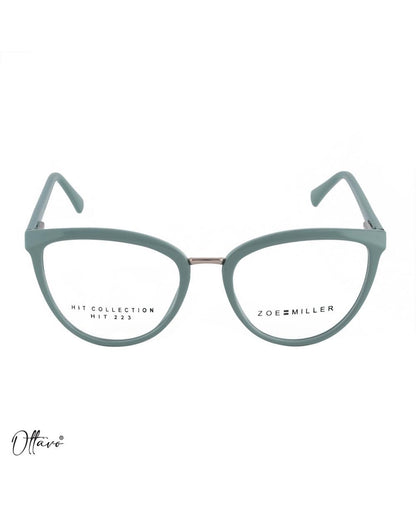 Zoe Miller-zero-power-blue-block-computer-glasses-anti-glare-lightweight-blocks-harmful-rays-100-uv-protected-for-men-and-women_ZMA223_Mint