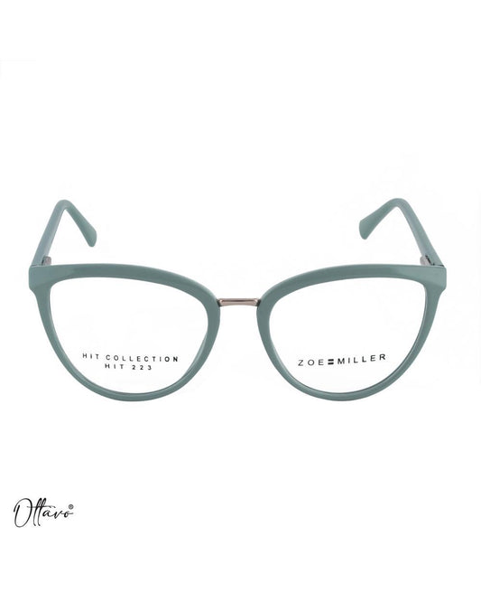 Zoe Miller-zero-power-blue-block-computer-glasses-anti-glare-lightweight-blocks-harmful-rays-100-uv-protected-for-men-and-women_ZMA223_Mint