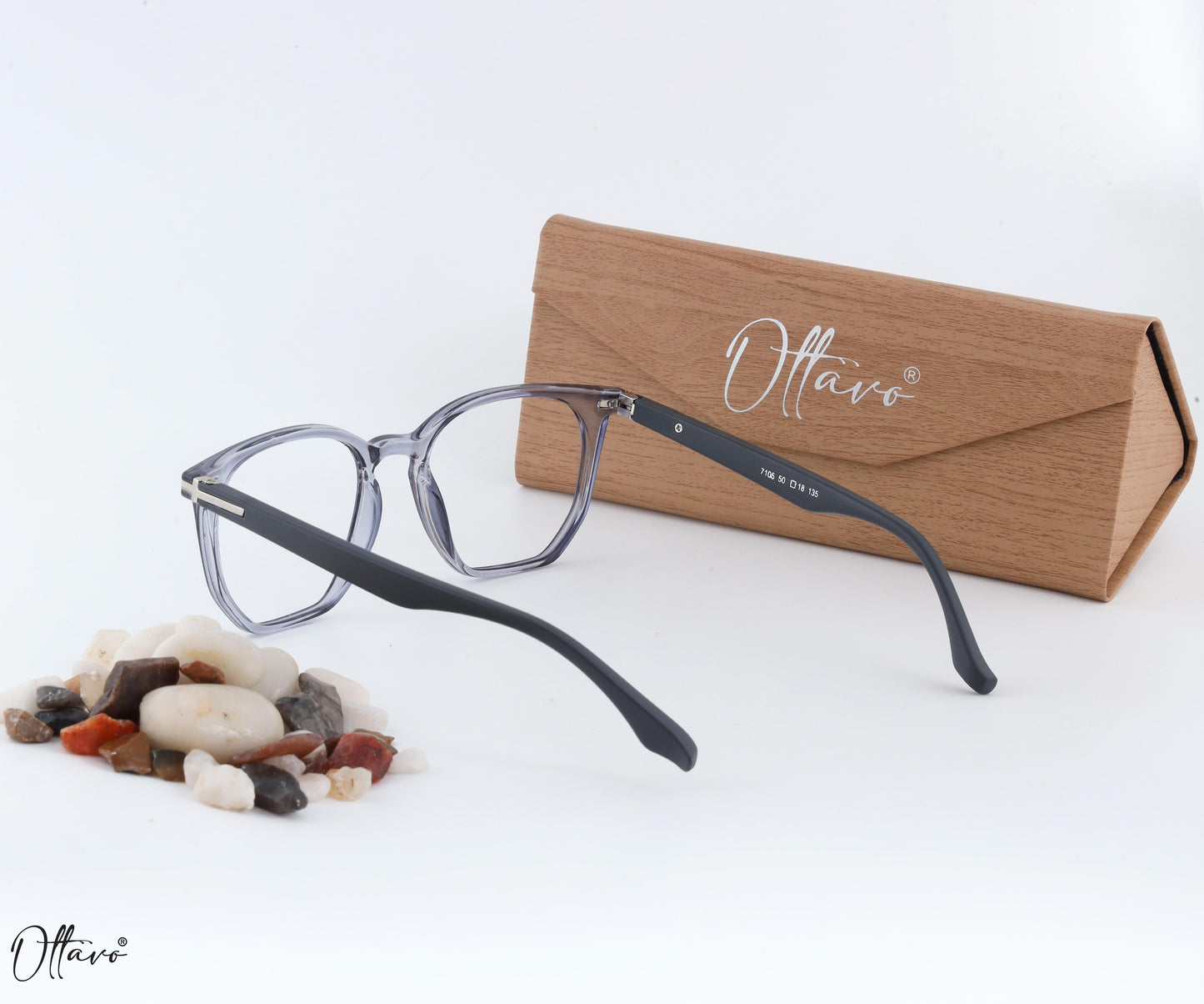 Ottavo-zero-power-blue-block-computer-glasses-anti-glare-lightweight-blocks-harmful-rays-100-uv-protected-for-men-and-women_7105_Gray