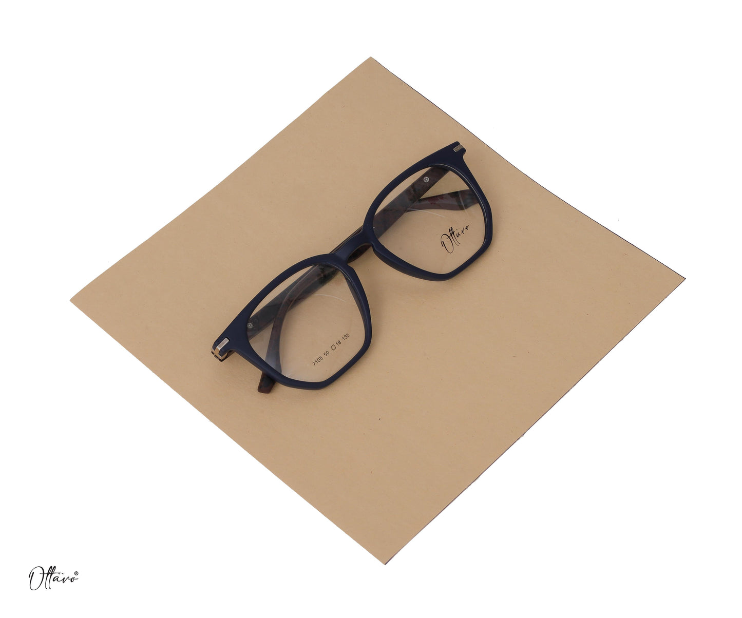 Ottavo-zero-power-blue-block-computer-glasses-anti-glare-lightweight-blocks-harmful-rays-100-uv-protected-for-men-and-women_7105_Blue