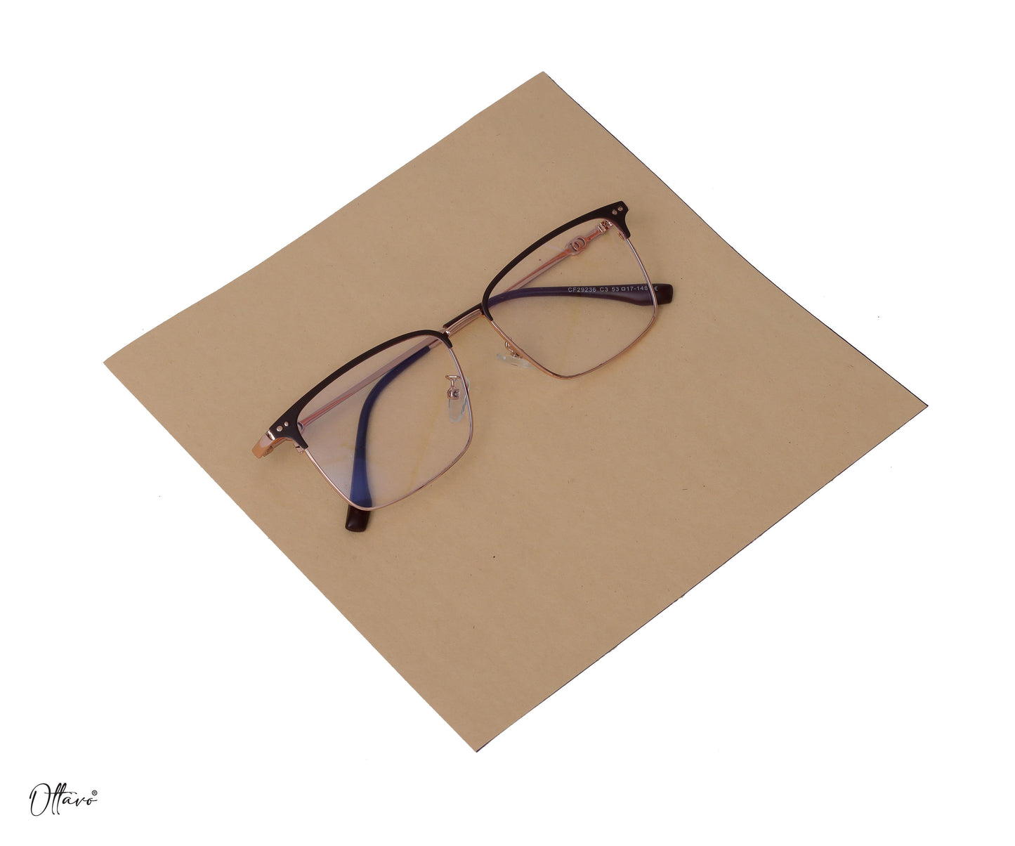 Ottavo-zero-power-blue-block-computer-glasses-anti-glare-lightweight-blocks-harmful-rays-100-uv-protected-for-men-and-women_29236_Brown