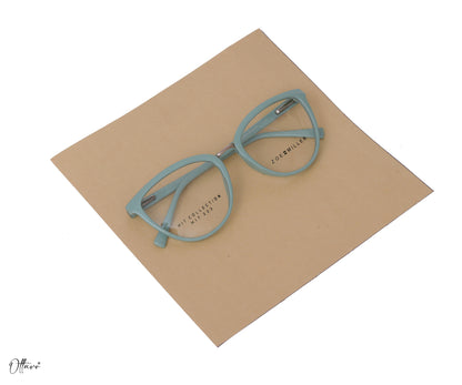 Zoe Miller-zero-power-blue-block-computer-glasses-anti-glare-lightweight-blocks-harmful-rays-100-uv-protected-for-men-and-women_ZMA223_Mint