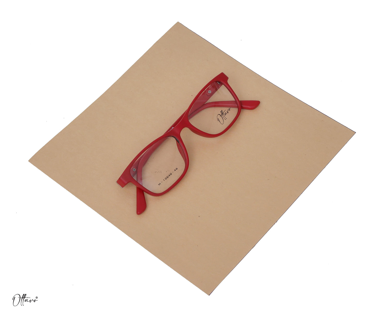 Ottavo-zero-power-blue-block-computer-glasses-anti-glare-lightweight-blocks-harmful-rays-100-uv-protected-for-men-and-women_13040_Red