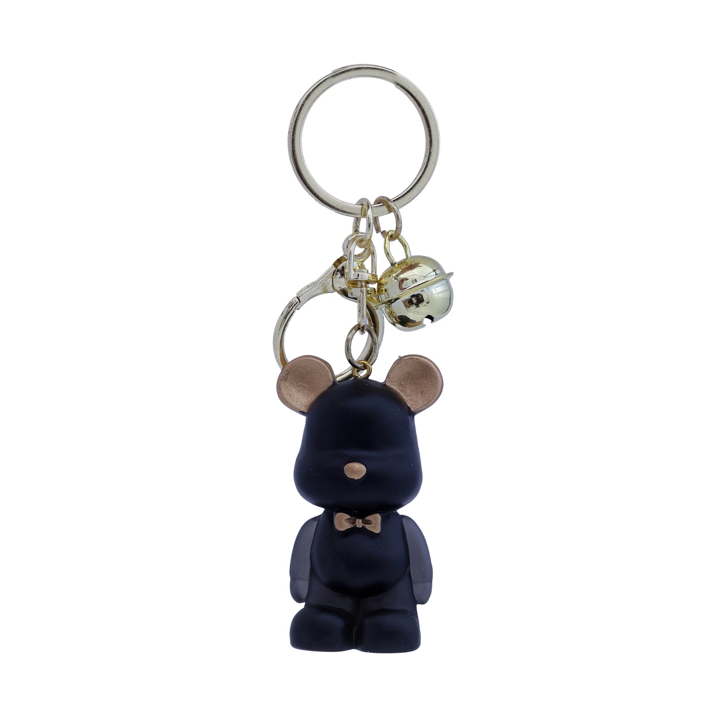 Ottavo Cute Cartoon 3D Silicone High -Quality PVC Material Keychain, Suitable for Boys and Girls(Transparent Teddy)