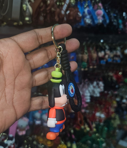 Ottavo Cute Cartoon 3D Silicone High -Quality PVC Material Keychain, Suitable for Boys and Girls(Spiderman Black Hoodi dori) (Gufi)