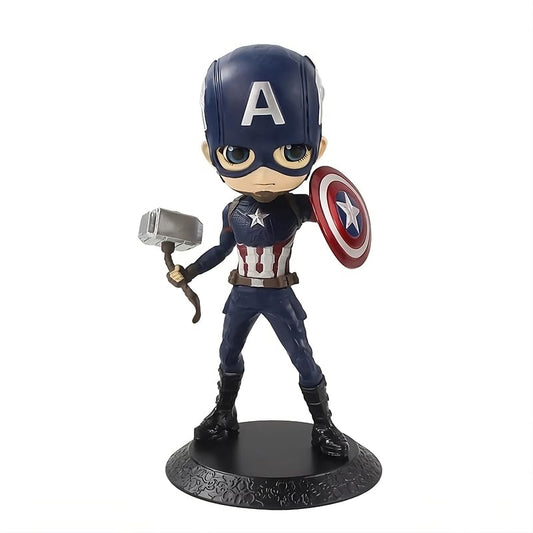 Captain America with Shield Q Posket Action Figure 15cm