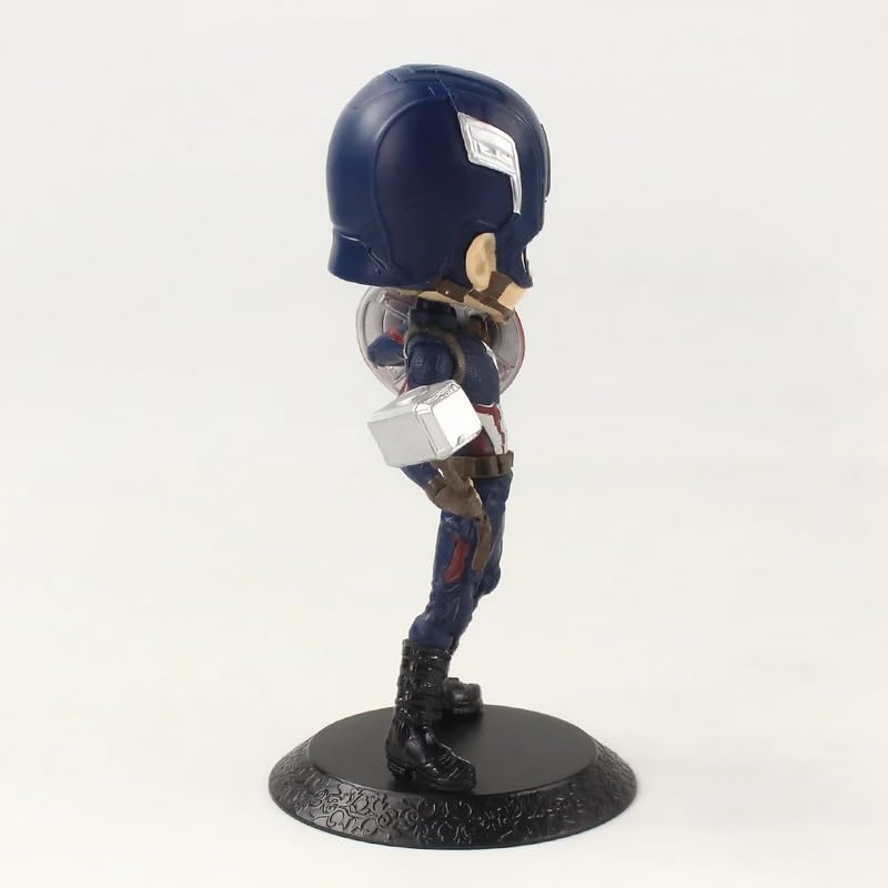 Captain America with Shield Q Posket Action Figure 15cm