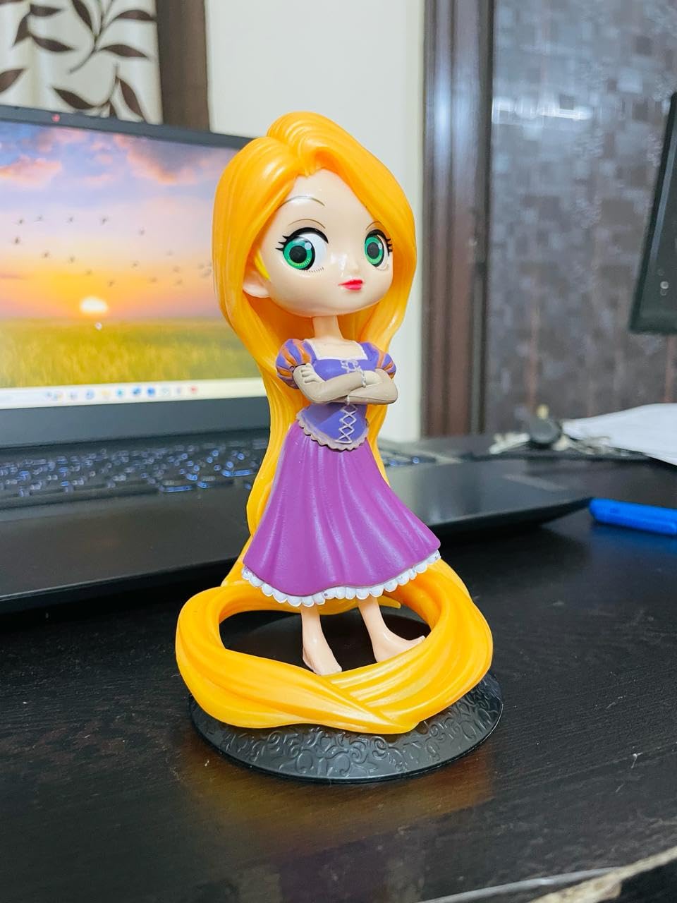 Rapunzel Disney Princess Q Posket Action Figure 15cm