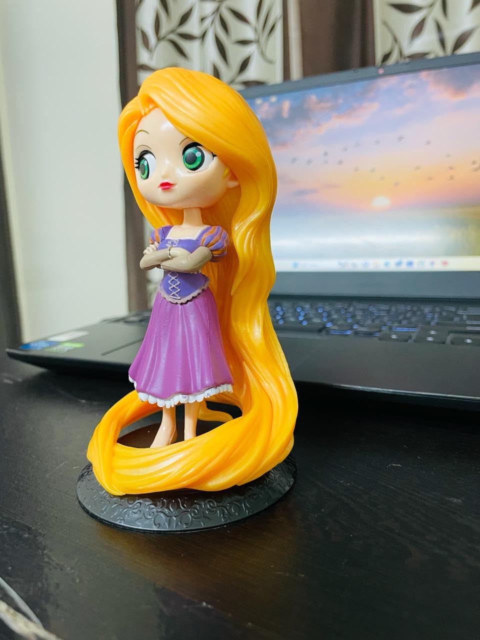 Rapunzel Disney Princess Q Posket Action Figure 15cm