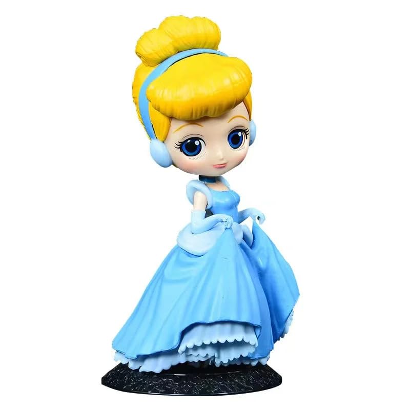 Cinderella Doll Disney Princess Q Posket Action Figure Size 15 CM