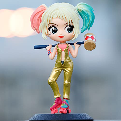 Birds of Prey Harley Quinn with Hammer Q Posket Action Figure 15cm