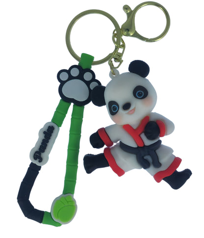 Ottavo Cute Cartoon 3D Silicone High -Quality PVC Material Keychain, Suitable for Boys and Girls(Spiderman Black Hoodi dori) (Kung Fu Panda 1)