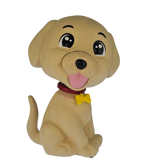 OTTAVO Dog Bobblehead, Dashboard Spring Doll Decoration, Cute Wobble Head Showpiece for Car, Office, Study Table, Black (Golden Retriever)