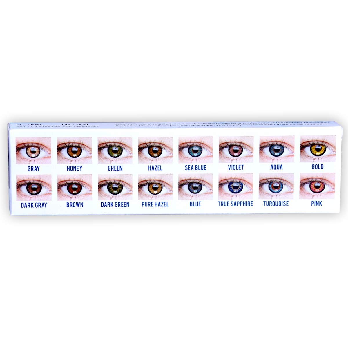 ACME 58 OneDay - Daily Disposable Color Contact Lenses ( Pack of 12)