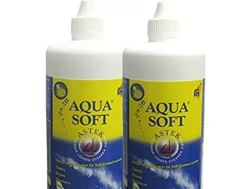 Aquasoft Multipurpose Solution For Soft Contact Lenses Combo Pack (360ml+360ml)