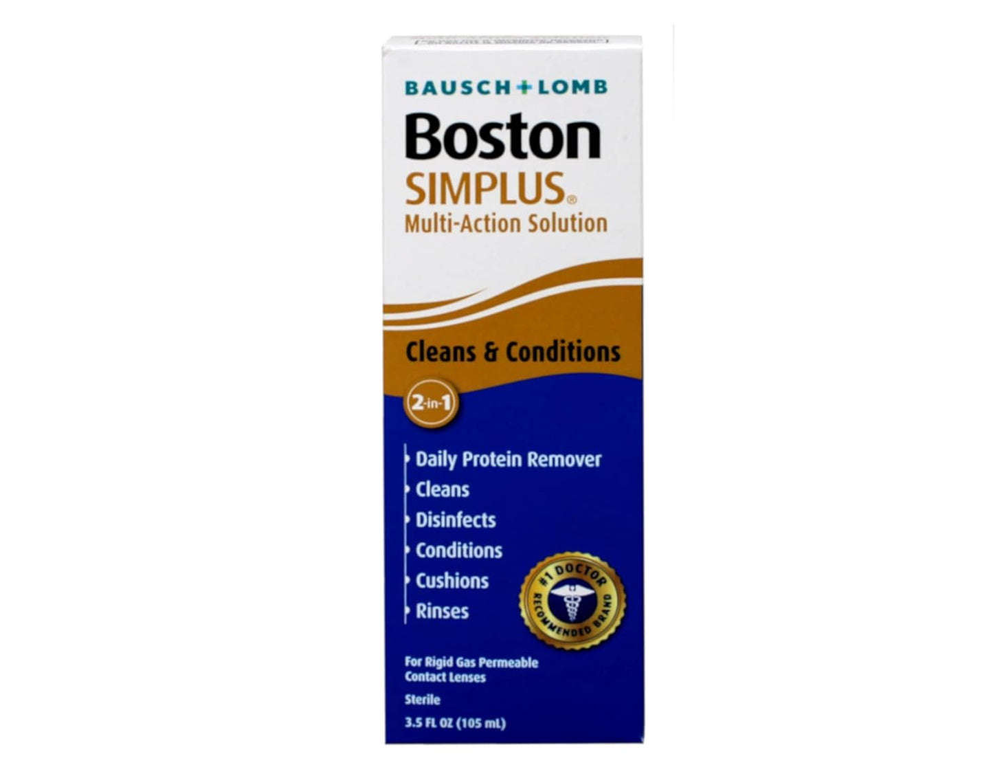 Bausch & Lomb Boston Simplus Multi-Action Solution 3.5oz(105ml)