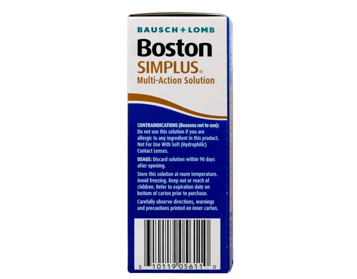 Bausch & Lomb Boston Simplus Multi-Action Solution 3.5oz(105ml)