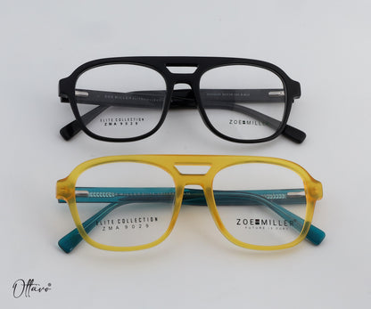 Zoe Miller-zero-power-blue-block-computer-glasses-anti-glare-lightweight-blocks-harmful-rays-100-uv-protected-for-men-and-women_ZMA9029_Yellow