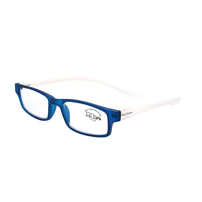 ESPERTO READERS Necky Reading Glasses - Blue Cut Lens With Antireflection & Ultra Light Weight For Men & Women +1.00 to +3.00 Power