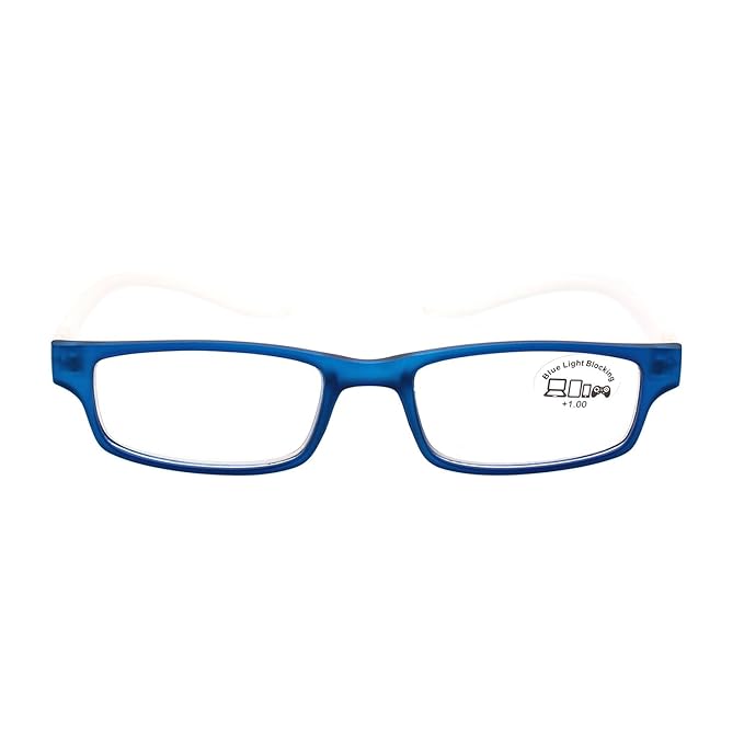 ESPERTO READERS Necky Reading Glasses - Blue Cut Lens With Antireflection & Ultra Light Weight For Men & Women +1.00 to +3.00 Power