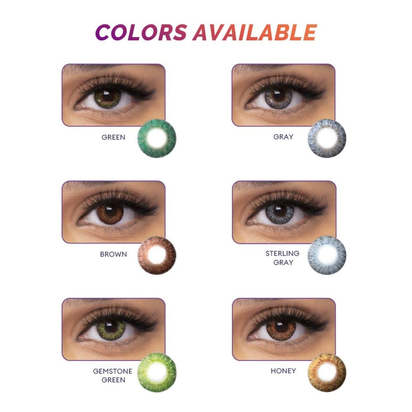 Freshlook Colorblends - Monthly Color Contact Lenses (Sterling Gray, Pack of 2) | From Alcon