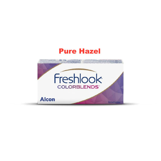 Freshlook Colorblends - Monthly Color Contact Lenses (Pure Hazel, Pack of 2) | From Alcon