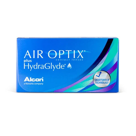 Alcon Air Optix Plus Hydraglyde - Monthly Disposable Contact Lenses(6 Pices Pack) | By Alcon