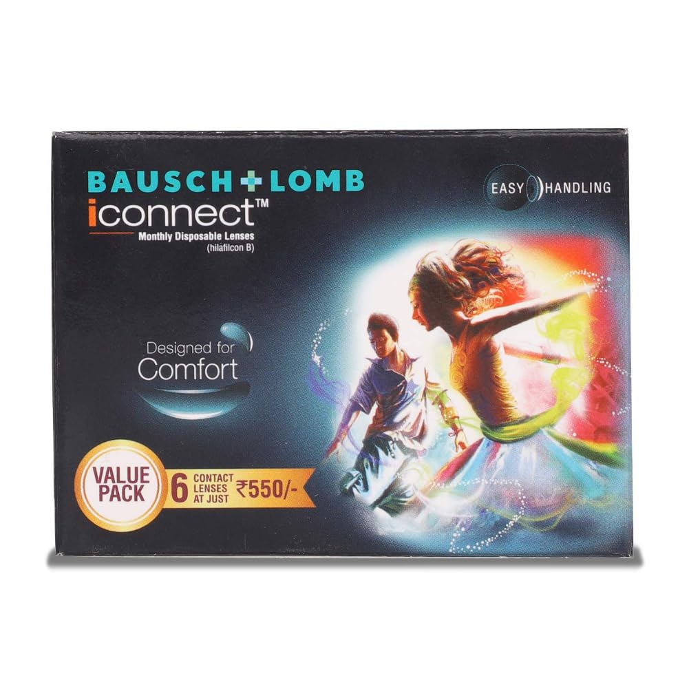 Bausch & Lomb Iconnect Monthly Disposable Contact Lens (6 Lens Pack)