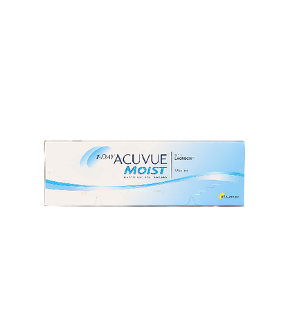 ACUVUE 1-DAY MOIST - Daily Disposable Contact lenses (Clear, Pack of 10 Lenses) | From Johnson&Johnson