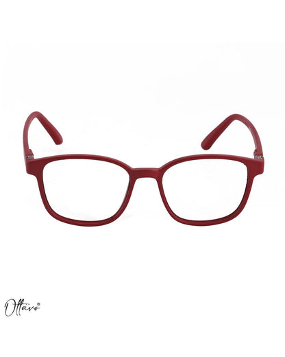 Ottavo-zero-power-blue-block-computer-glasses-anti-glare-lightweight-blocks-harmful-rays-100-uv-protected-for-men-and-women_13045_Red