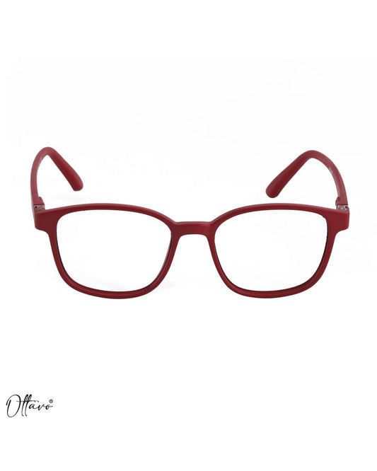 Ottavo-zero-power-blue-block-computer-glasses-anti-glare-lightweight-blocks-harmful-rays-100-uv-protected-for-men-and-women_13045_Red