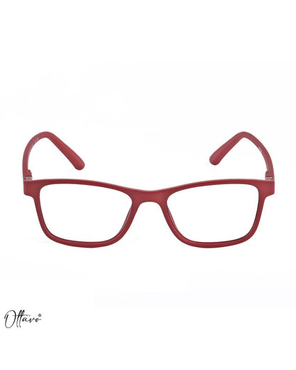 Ottavo-zero-power-blue-block-computer-glasses-anti-glare-lightweight-blocks-harmful-rays-100-uv-protected-for-men-and-women_13040_Red
