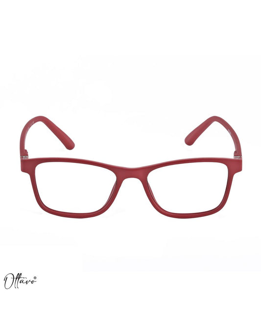 Ottavo-zero-power-blue-block-computer-glasses-anti-glare-lightweight-blocks-harmful-rays-100-uv-protected-for-men-and-women_13040_Red