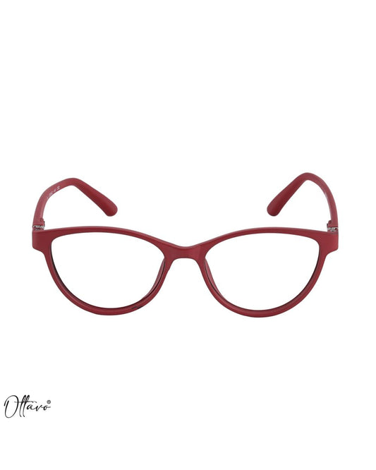 Ottavo-zero-power-blue-block-computer-glasses-anti-glare-lightweight-blocks-harmful-rays-100-uv-protected-for-men-and-women_13042_Red