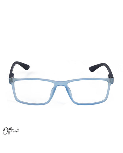 Ottavo-zero-power-blue-block-computer-glasses-anti-glare-lightweight-blocks-harmful-rays-100-uv-protected-for-men-and-women_3208_Blue