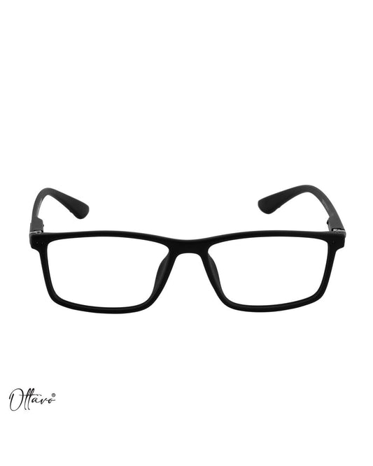 Ottavo-zero-power-blue-block-computer-glasses-anti-glare-lightweight-blocks-harmful-rays-100-uv-protected-for-men-and-women_3208_Black