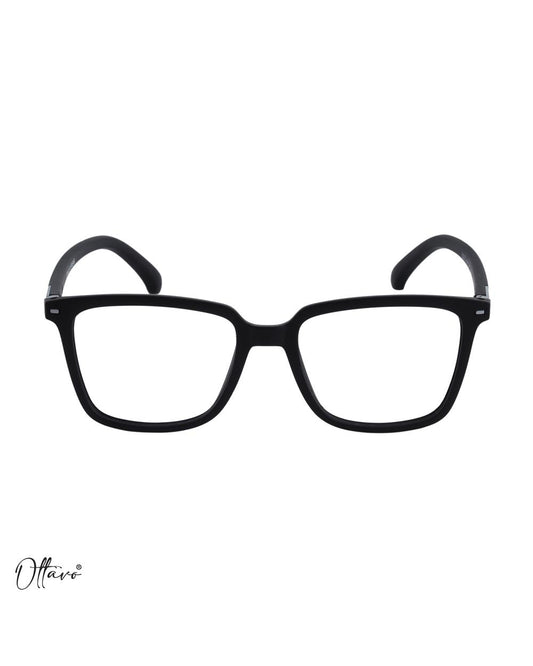 Ottavo-zero-power-blue-block-computer-glasses-anti-glare-lightweight-blocks-harmful-rays-100-uv-protected-for-men-and-women_6106_Black