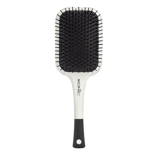 Ikonic Artistic Paddle Hair Brush - White & Black