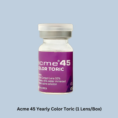 Acme 45 Yearly Color Toric (1 Lens/Box)